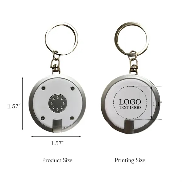 Round LED Keychain - Round LED Keychain - Image 2 of 11