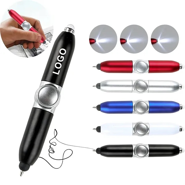 Led Stress-Relief Spinning Pen - Led Stress-Relief Spinning Pen - Image 0 of 7