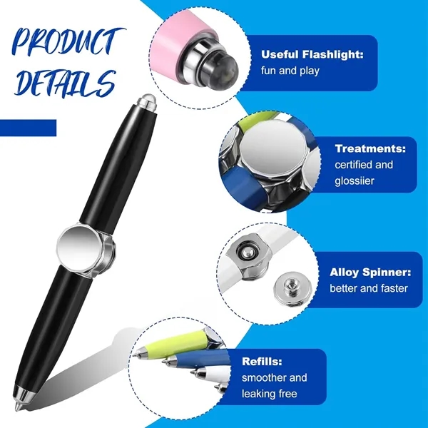 Led Stress-Relief Spinning Pen - Led Stress-Relief Spinning Pen - Image 3 of 7