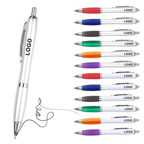 Multi-Color Click-Type Ballpoint Signature Pen - Multi-Color Click-Type Ballpoint Signature Pen - Image 4 of 7