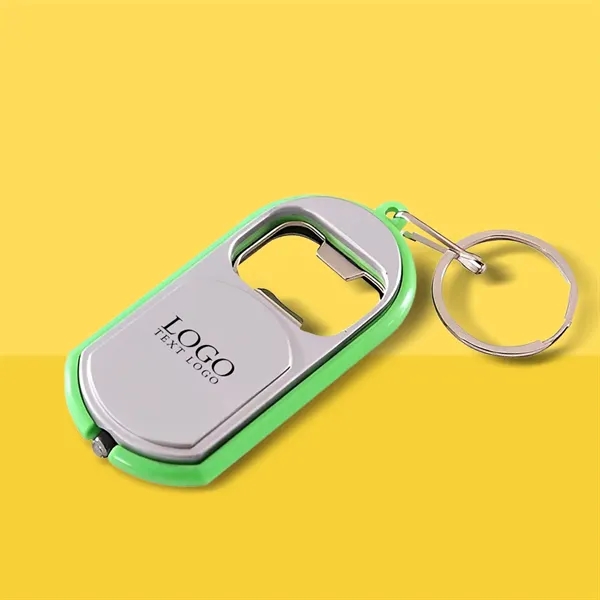 3-in-1 Custom LED Bottle Opener Keychain