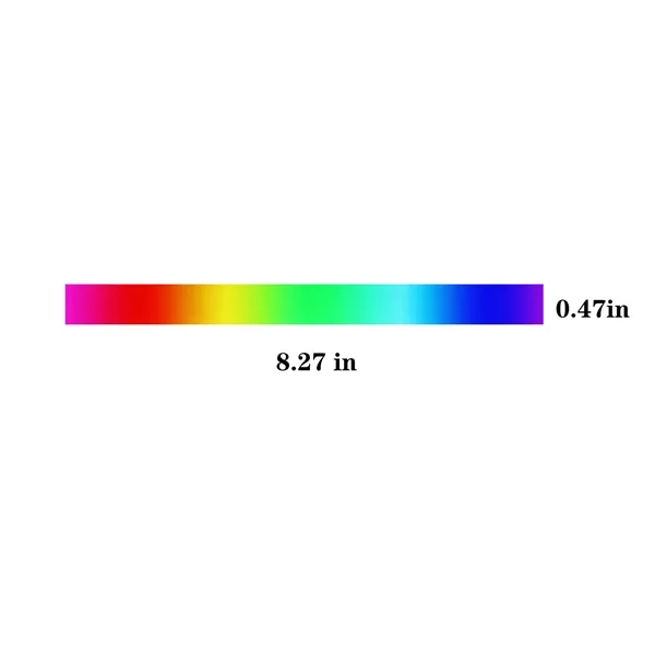Customized Debossed Rainbow Silicone Wristbands - Customized Debossed Rainbow Silicone Wristbands - Image 1 of 5