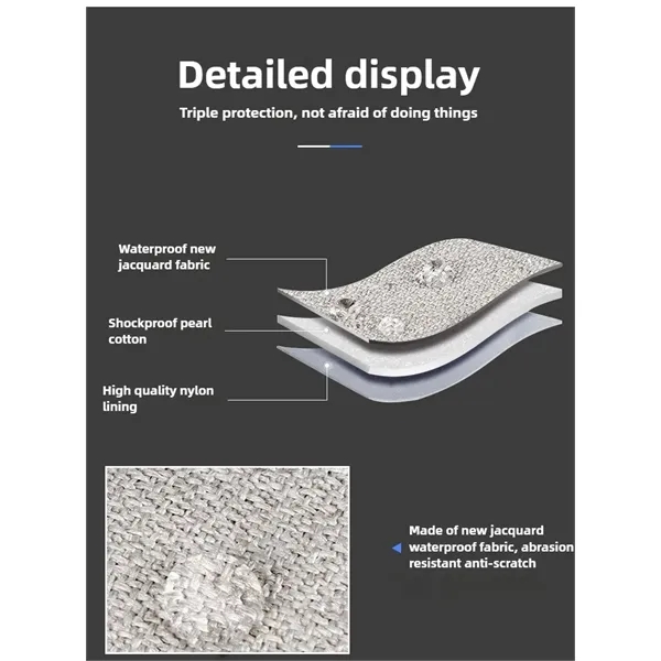 Custom Logo Tech Organizer Pouch for Corporate Gifts - Custom Logo Tech Organizer Pouch for Corporate Gifts - Image 3 of 4