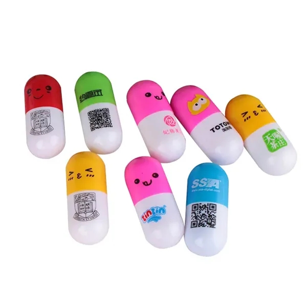 Mini Smiling Face Capsule Pen - Mini Smiling Face Capsule Pen - Image 2 of 8