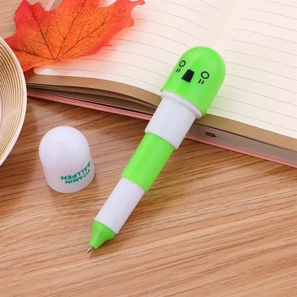 Mini Smiling Face Capsule Pen - Mini Smiling Face Capsule Pen - Image 7 of 8