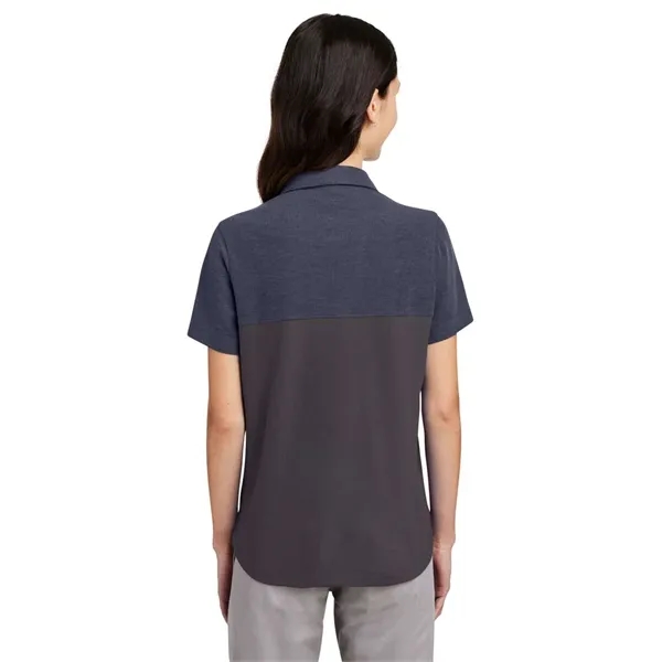CORE365 Women's Fusion ChromaSoft™ Colorblock Polo - CORE365 Women's Fusion ChromaSoft™ Colorblock Polo - Image 7 of 14