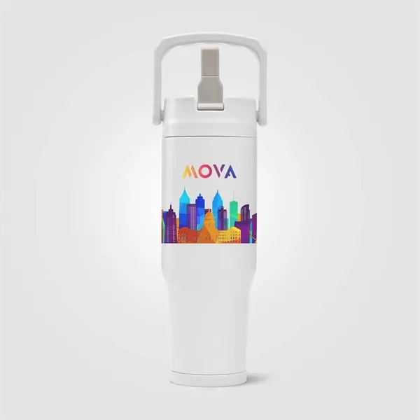 Polar Duo - 32 oz. Stainless Steel Tumbler - ColorJet - Polar Duo - 32 oz. Stainless Steel Tumbler - ColorJet - Image 4 of 14