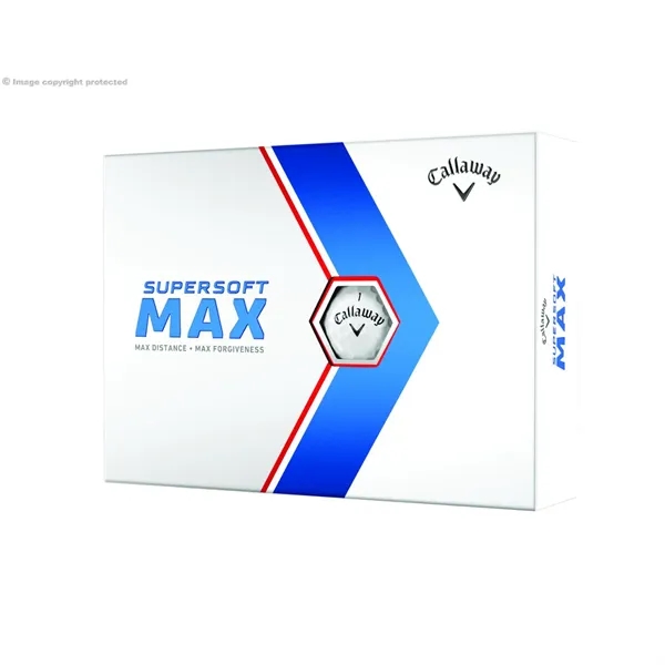 Callaway Supersoft Max Golf Balls with Custom Imprints - Callaway Supersoft Max Golf Balls with Custom Imprints - Image 0 of 1