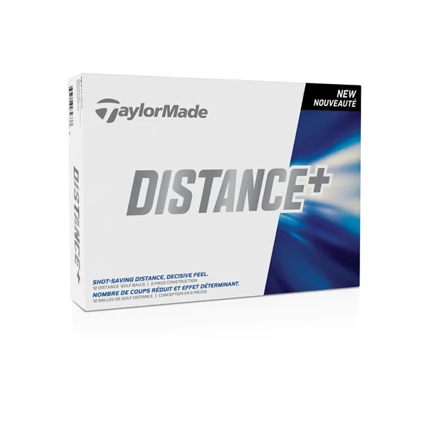 TaylorMade Distance+ Golf Ball with Custom Imprints - TaylorMade Distance+ Golf Ball with Custom Imprints - Image 0 of 2