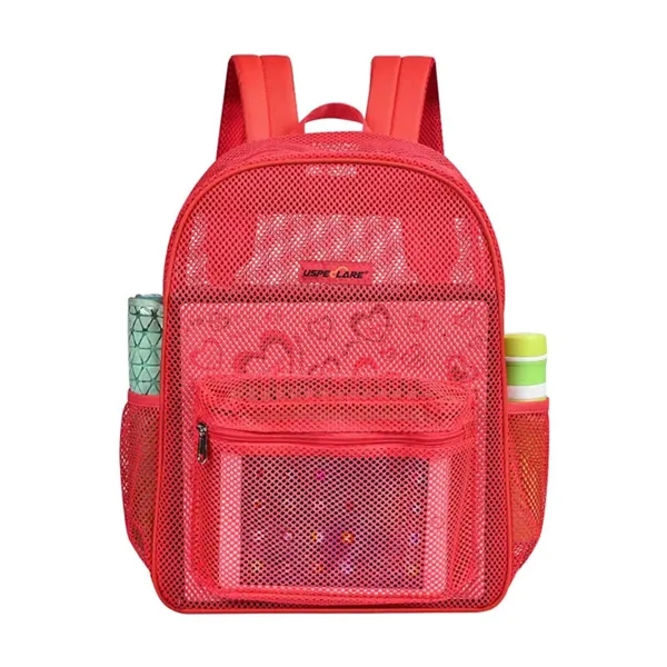 Semi Transparent Mesh Backpack - Semi Transparent Mesh Backpack - Image 0 of 3