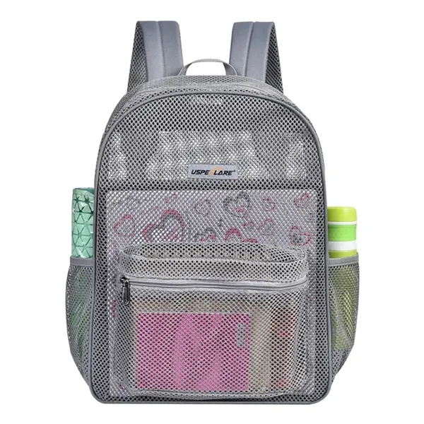 Semi Transparent Mesh Backpack - Semi Transparent Mesh Backpack - Image 1 of 3