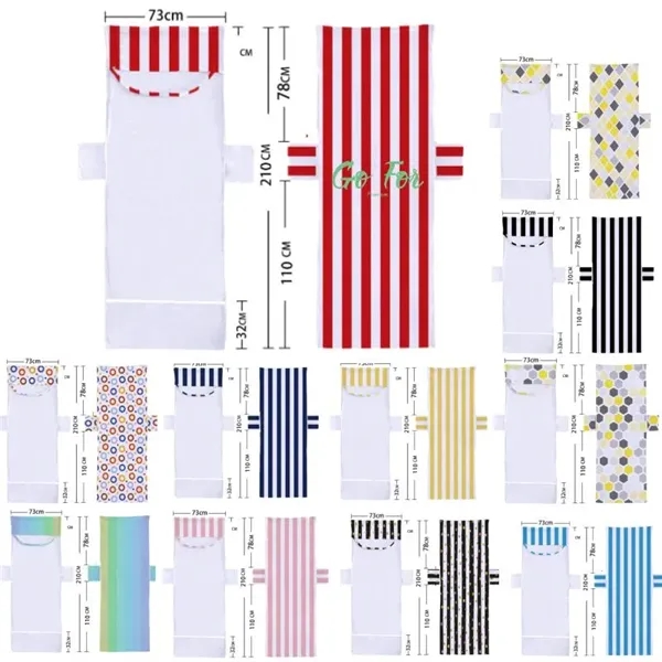 Oversized Stripe Beach Chaise Covers Lounge Chair Towel - Oversized Stripe Beach Chaise Covers Lounge Chair Towel - Image 0 of 2