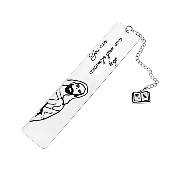 Artistic Engraving Custom Memorial Metal Bookmark - Artistic Engraving Custom Memorial Metal Bookmark - Image 3 of 4