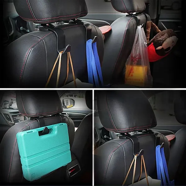 Car Seat Headrest Hook Organizer For Bag Purse Grocery Stora - Car Seat Headrest Hook Organizer For Bag Purse Grocery Stora - Image 2 of 4