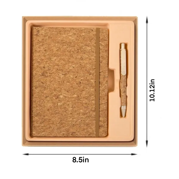 Eco-Friendly  Cork Hardcover Writing Notebook With Pen - Eco-Friendly  Cork Hardcover Writing Notebook With Pen - Image 1 of 5