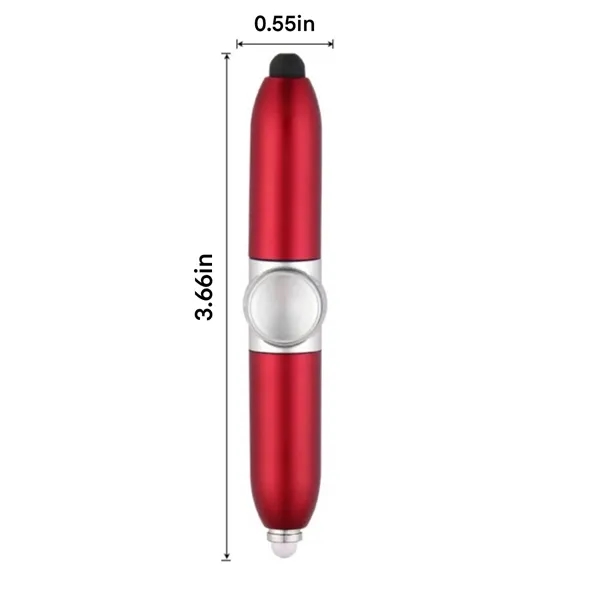 Fidget Spinner Pen With LED Light - Fidget Spinner Pen With LED Light - Image 1 of 4