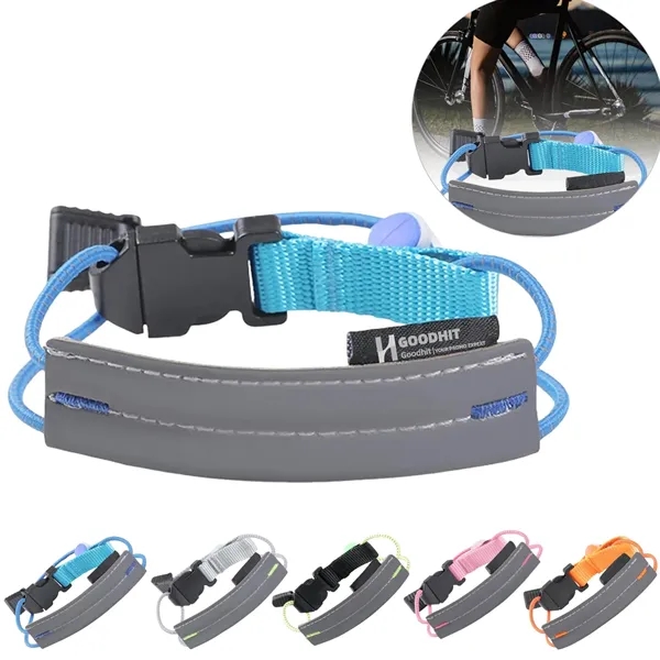 High-Visibility Reflective Leg Bands Tape Straps for Cycling - High-Visibility Reflective Leg Bands Tape Straps for Cycling - Image 0 of 3