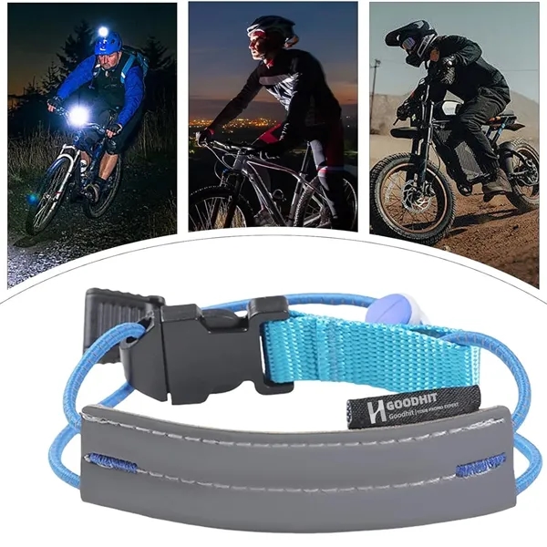 High-Visibility Reflective Leg Bands Tape Straps for Cycling - High-Visibility Reflective Leg Bands Tape Straps for Cycling - Image 1 of 3