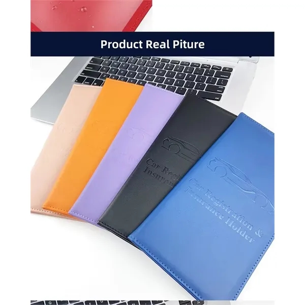 Leather Car Registration And Insurance Holder - Leather Car Registration And Insurance Holder - Image 1 of 12