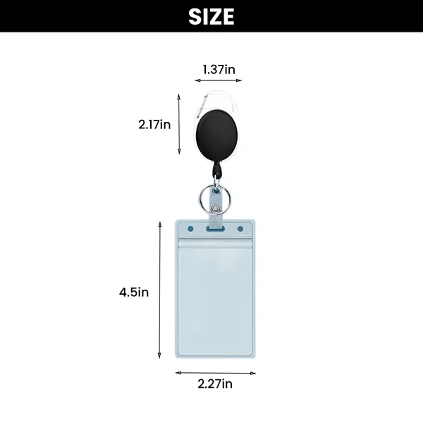 Badge Holder with Clip and Key Ring - Badge Holder with Clip and Key Ring - Image 8 of 8
