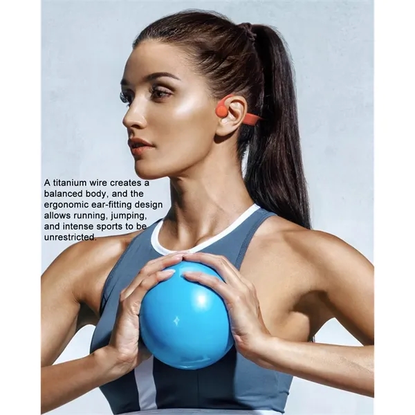 Bone Conduction Open-Ear Bluetooth Headphone, Waterproof - Bone Conduction Open-Ear Bluetooth Headphone, Waterproof - Image 1 of 5