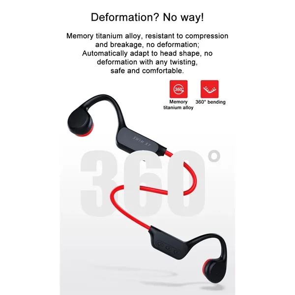 Bone Conduction Open-Ear Bluetooth Headphone, for swimming - Bone Conduction Open-Ear Bluetooth Headphone, for swimming - Image 3 of 5