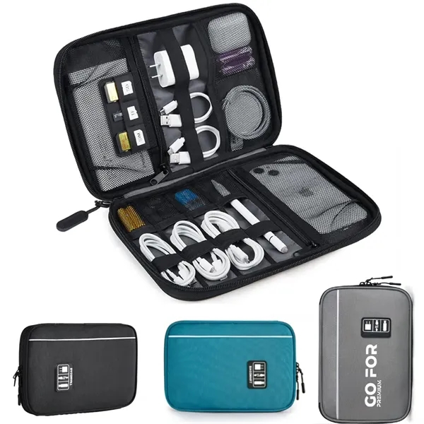 Electronics Travel Organizer Case - Electronics Travel Organizer Case - Image 0 of 4