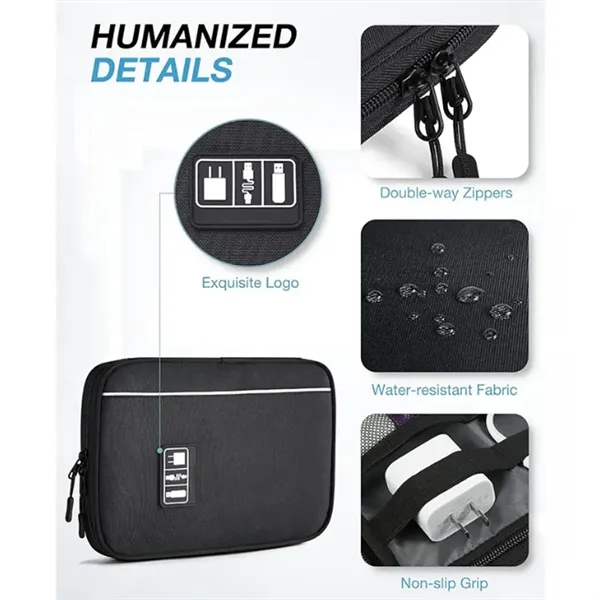 Electronics Travel Organizer Case - Electronics Travel Organizer Case - Image 2 of 4