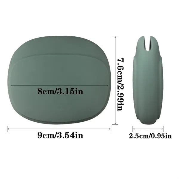 Silicone Earphone Storage Case/Usb Cable Organizer - Silicone Earphone Storage Case/Usb Cable Organizer - Image 2 of 4