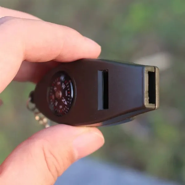 Multifunctional Whistle Compass With Key Chain - Multifunctional Whistle Compass With Key Chain - Image 4 of 4