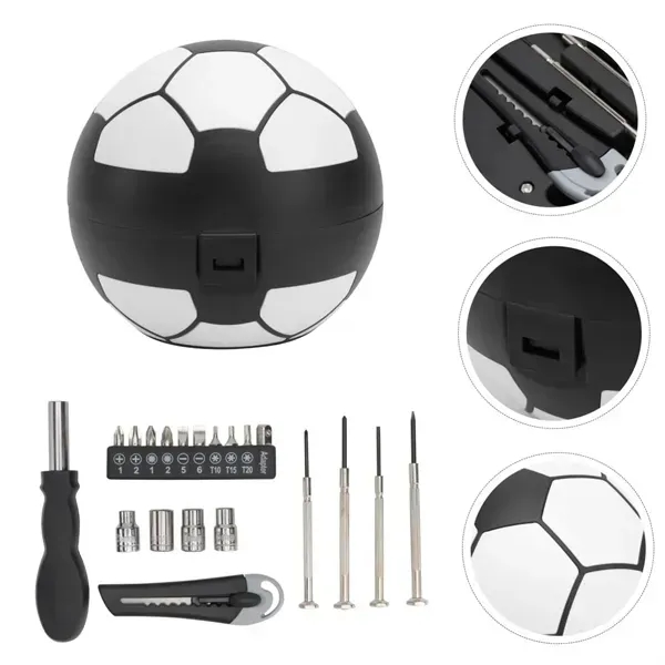 Soccer-Shaped Tool Set Creative Gift - Soccer-Shaped Tool Set Creative Gift - Image 2 of 4