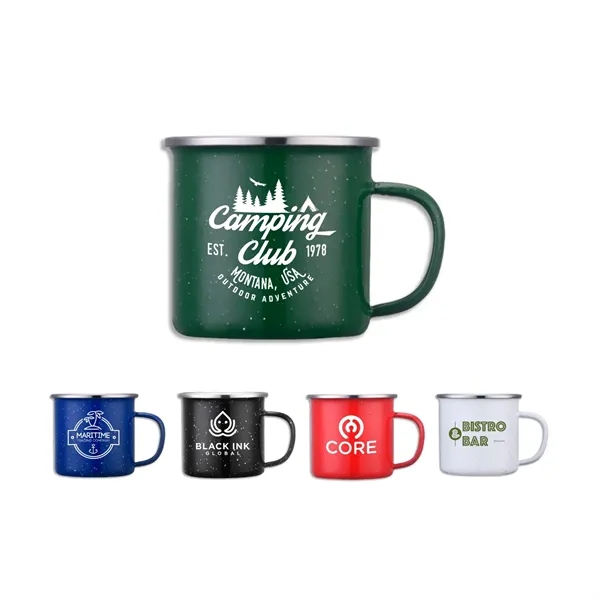 Cozy Camper 16 oz Stainless Steel Camp Mug - Cozy Camper 16 oz Stainless Steel Camp Mug - Image 5 of 17