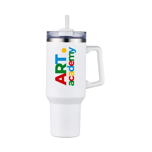Big Traveler 40 oz Stainless Steel Tumbler - Big Traveler 40 oz Stainless Steel Tumbler - Image 7 of 40