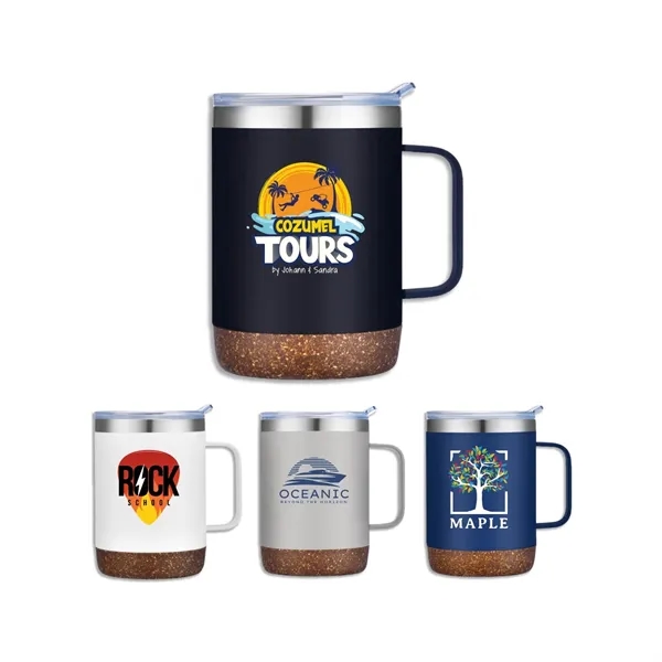 Cork Mate 12 oz Stainless Steel Camp Mug - Cork Mate 12 oz Stainless Steel Camp Mug - Image 5 of 13