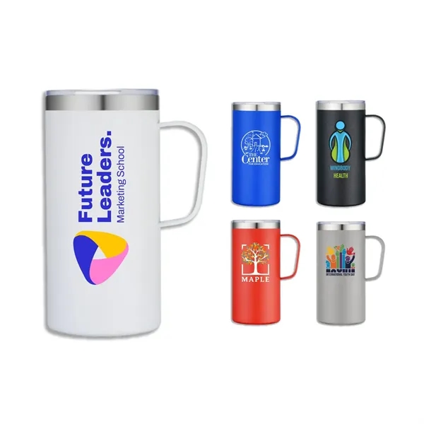 Chillmate 24 oz Stainless Steel Travel Mug - Chillmate 24 oz Stainless Steel Travel Mug - Image 6 of 18