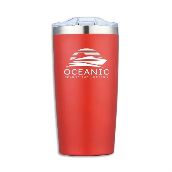 Frosted Sip-N-Go 20 oz Stainless Steel Tumbler - Frosted Sip-N-Go 20 oz Stainless Steel Tumbler - Image 4 of 15