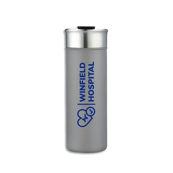 Freeze Guard 18 oz Stainless Steel Slim Tumbler - Freeze Guard 18 oz Stainless Steel Slim Tumbler - Image 4 of 18