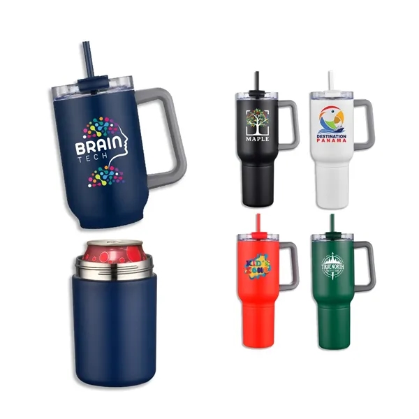 Bernard Two-in-One 21 oz Stainless Steel Travel Mug and Beve - Bernard Two-in-One 21 oz Stainless Steel Travel Mug and Beve - Image 6 of 42