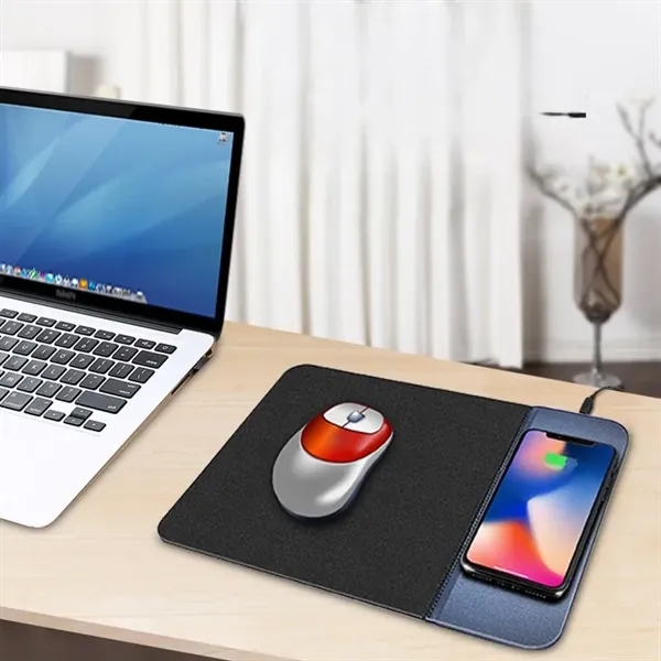 Wireless Charger Mouse Pad - Wireless Charger Mouse Pad - Image 2 of 4