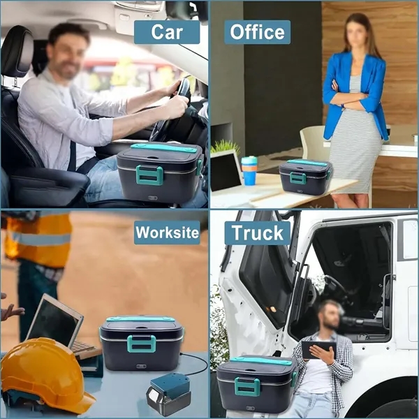 Car home portable heated food warmer electric lunch box - Car home portable heated food warmer electric lunch box - Image 3 of 4