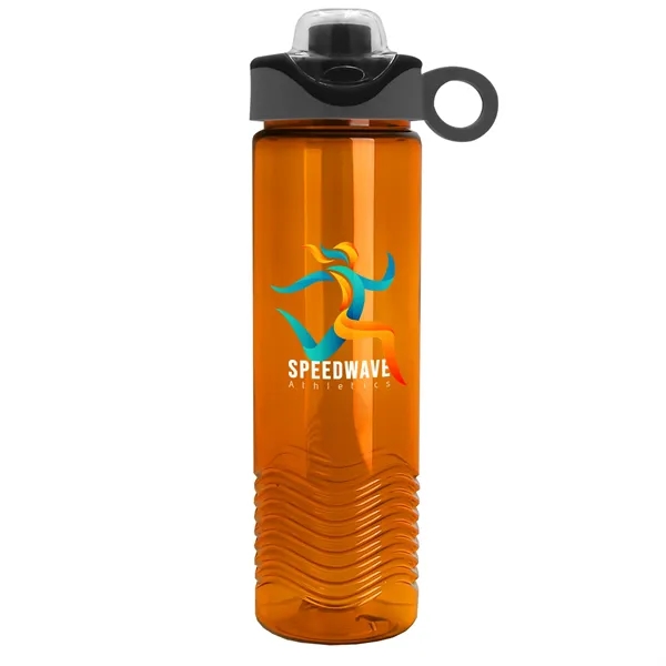 24oz Tritan Bottle w/ Drink-Thru Snap On Silicone-Digital - 24oz Tritan Bottle w/ Drink-Thru Snap On Silicone-Digital - Image 0 of 7