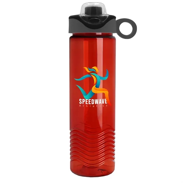 24oz Tritan Bottle w/ Drink-Thru Snap On Silicone-Digital - 24oz Tritan Bottle w/ Drink-Thru Snap On Silicone-Digital - Image 1 of 7