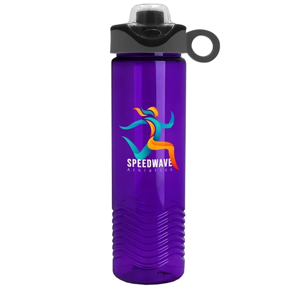 24oz Tritan Bottle w/ Drink-Thru Snap On Silicone-Digital - 24oz Tritan Bottle w/ Drink-Thru Snap On Silicone-Digital - Image 2 of 7