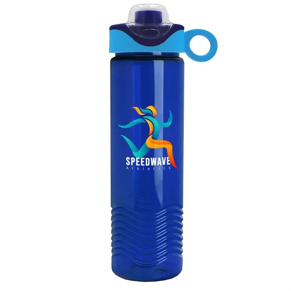 24oz Tritan Bottle w/ Drink-Thru Snap On Silicone-Digital - 24oz Tritan Bottle w/ Drink-Thru Snap On Silicone-Digital - Image 3 of 7