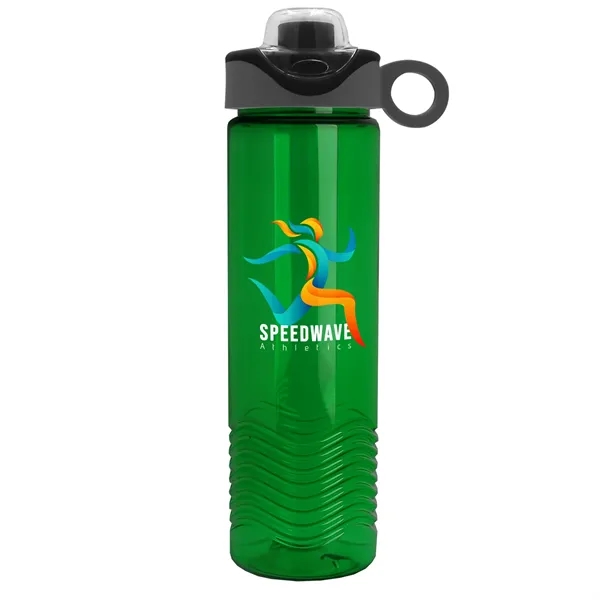 24oz Tritan Bottle w/ Drink-Thru Snap On Silicone-Digital - 24oz Tritan Bottle w/ Drink-Thru Snap On Silicone-Digital - Image 4 of 7