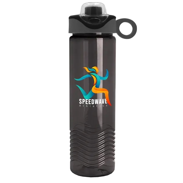 24oz Tritan Bottle w/ Drink-Thru Snap On Silicone-Digital - 24oz Tritan Bottle w/ Drink-Thru Snap On Silicone-Digital - Image 5 of 7