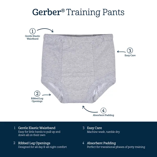 3-Pack White Training Pants - 3-Pack White Training Pants - Image 2 of 2