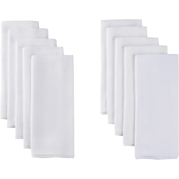 10-pack White Flatfold Birdseye Cloth Diapers - 10-pack White Flatfold Birdseye Cloth Diapers - Image 0 of 2