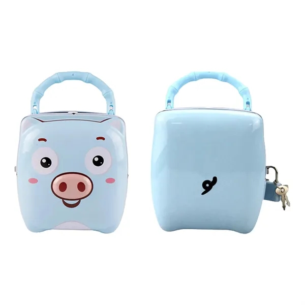 Tinplate Piggy Coin Bank - Tinplate Piggy Coin Bank - Image 1 of 2
