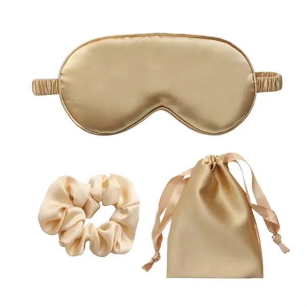 Eye Mask Hair Bands Drawstring Bag Set - Eye Mask Hair Bands Drawstring Bag Set - Image 2 of 7